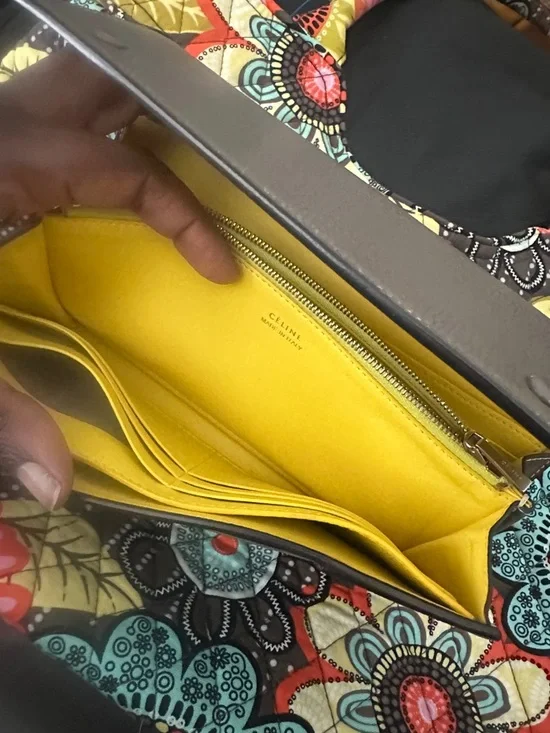 Celine Taupe Leather Long Flap Wallet - Picture 4 of 11